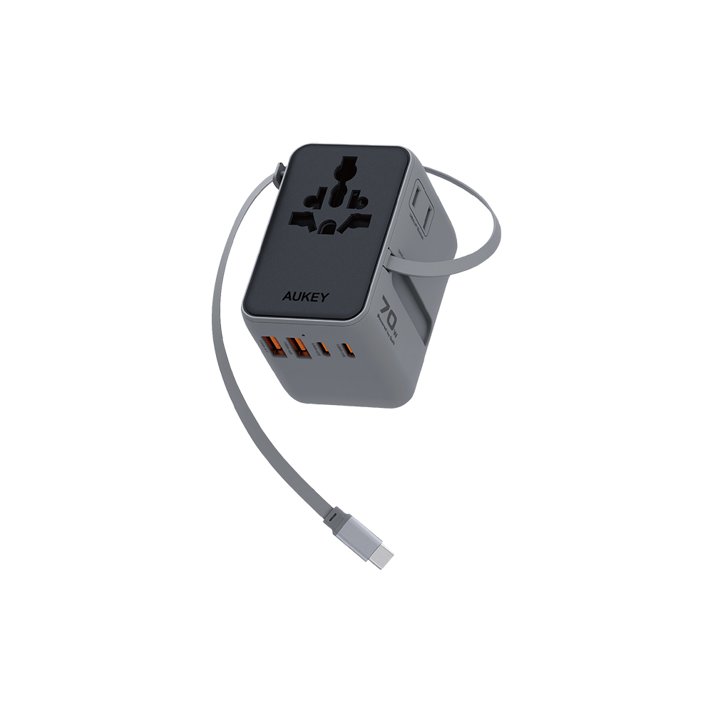 The One S氮化鎵七合一 萬國旅行充電器 70W (PA-TA14)