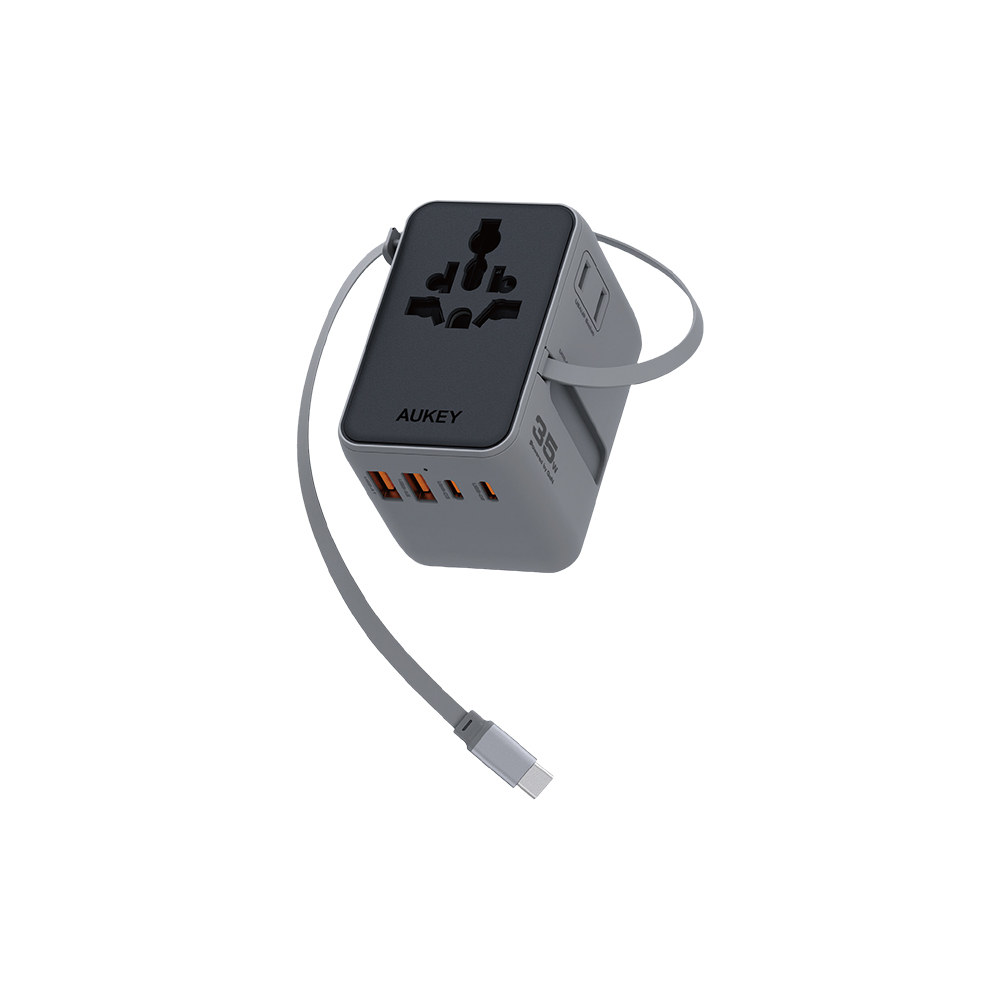 The One氮化鎵七合一 萬國旅行充電器 35W  (PA-TA12)