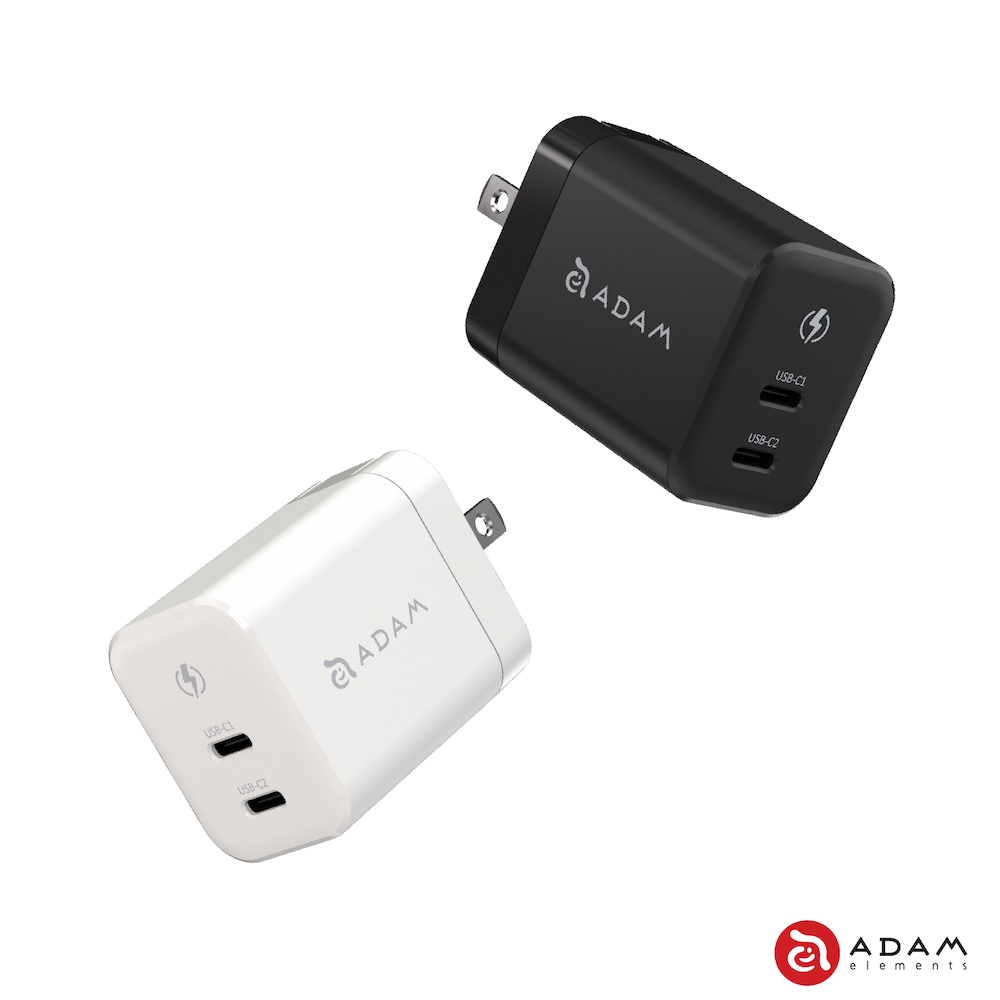 OMNIA X45C GaN氮化鎵45W 雙孔迷你快速電源供應器 美規