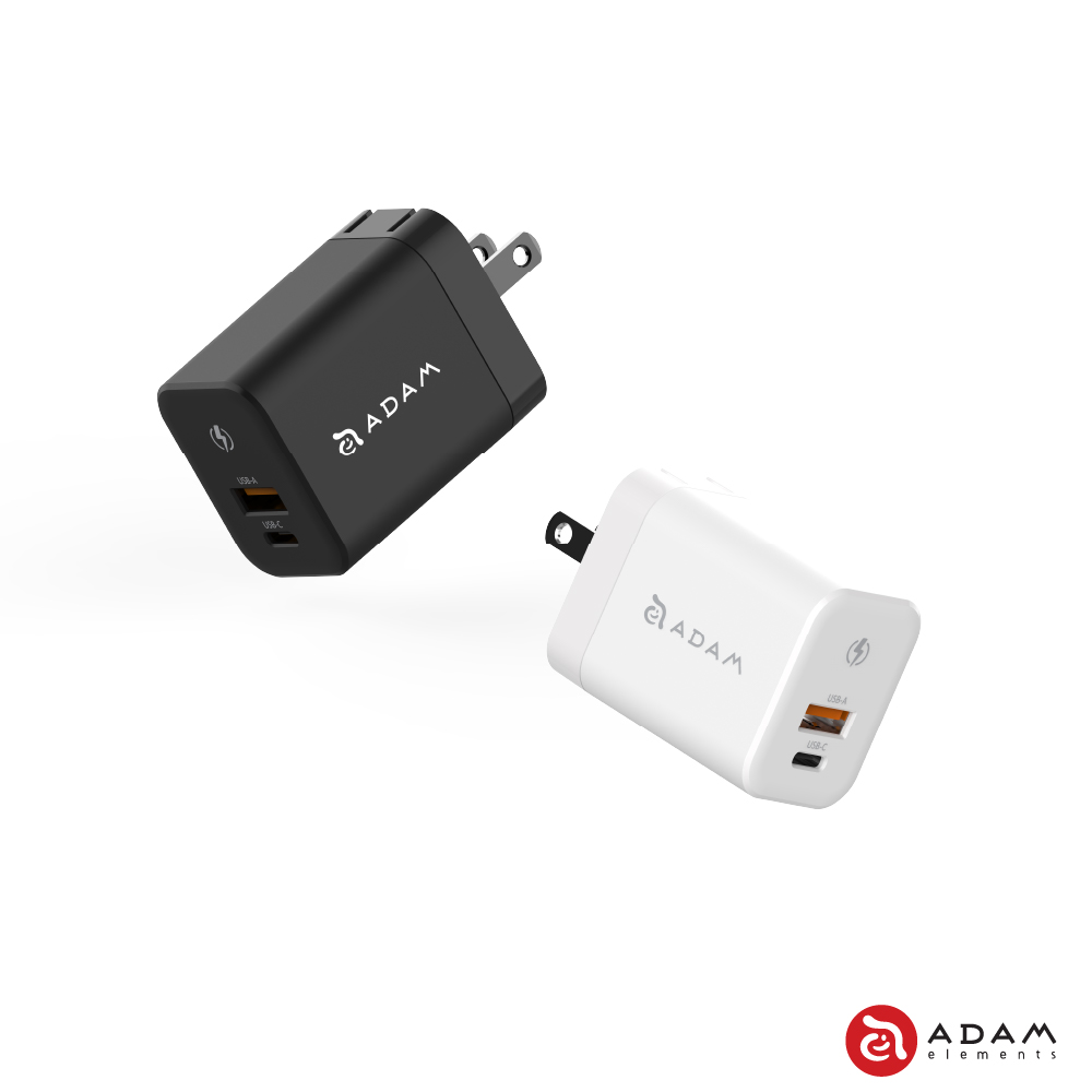 ADAM 亞果元素 OMNIA X45A GaN 45W 雙孔迷你快速電源供應器