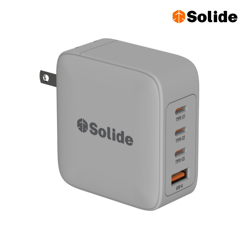 SOLiDE 索力得 140W GaN氮化鎵超快速充電器