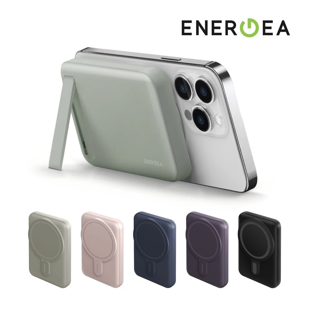 ENERGEA MagPac Mini 10000mAh 磁吸無線快充帶支架行動電源 38.5wh（其他規格）