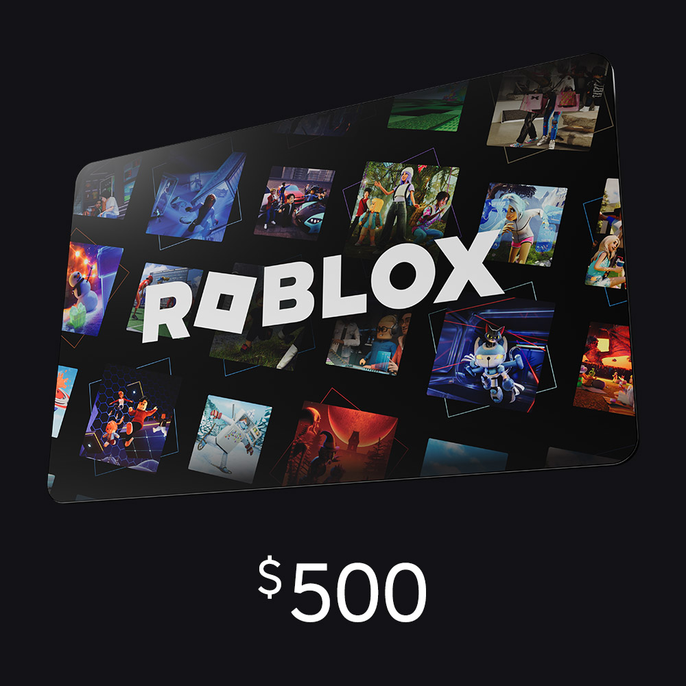 ROBLOX Roblox $500 數位禮物卡 [內含免費虛擬項目]