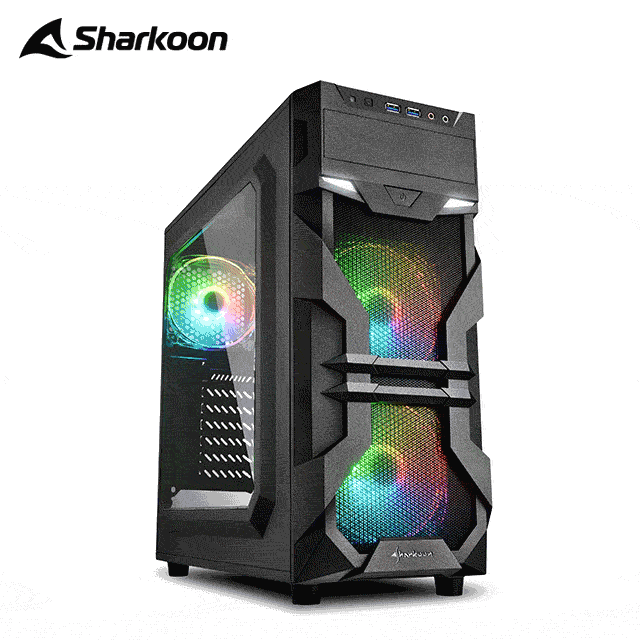 Sharkoon 旋剛 VG7-W RGB 光影者 RGB(幻彩版) 電腦機殼