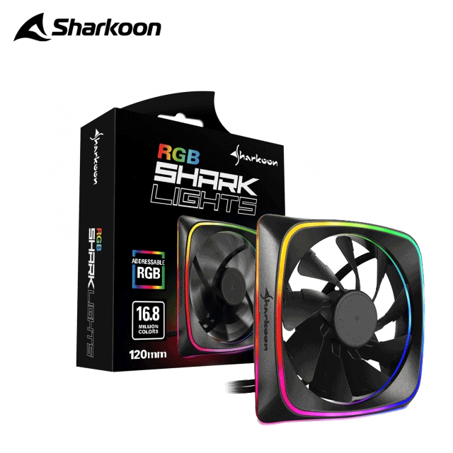 Sharkoon 旋剛 RGB SHARK LIGHTS ARGB 炫光扇
