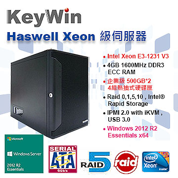 整合Win 2012 R2 Essentials系統 , 是Win 2003/2008升級的好幫手（其他規格）