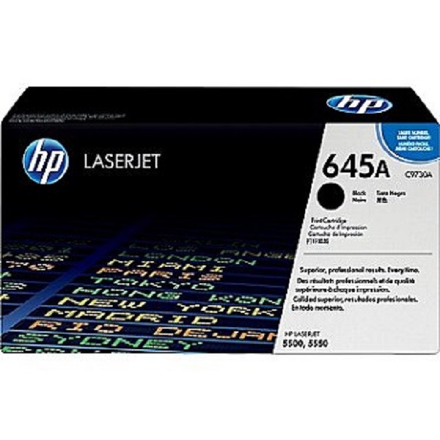 HP 惠普C9730A/9730A/645A 原廠黑色碳粉匣HP CLJP5500/5500DN HP 惠普C9730A/9730A/645A 原廠黑色碳粉匣HP CLJP5500/5500DN