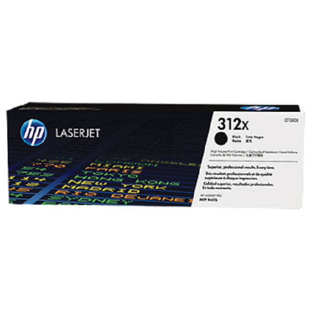 HP 惠普 CF380X/380X/380/312X 原廠黑色高容量碳粉匣 HP CLJ Pro M476dw/M476nw/M476dn