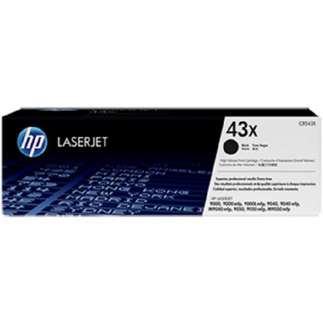 HP 惠普 C8543X/8543X/8543/43X 原廠高容量黑色碳粉匣 HP LJ9000/9040/9040dn/9050/9050dn/M9040/M9050/M9059