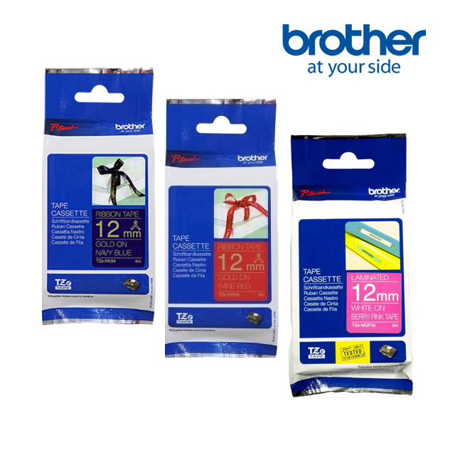 BROTHER 兄弟牌 TZe-RN34+RW34+MQP35 原廠標籤帶/三捲組