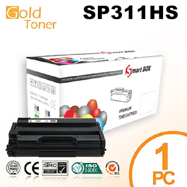 RICOH 理光 【Gold Toner】RICOH SP311HS 全新高容量相容碳粉匣【適用】SP 325DNW/SP325SFNW/SP311DNW/SP311SFNW