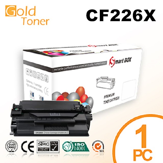 【Gold  Toner】HP CF226X(NO.26X) 高容量環保碳粉匣 一支【適用】M402n / M402dn / M426fdn / M426fdw