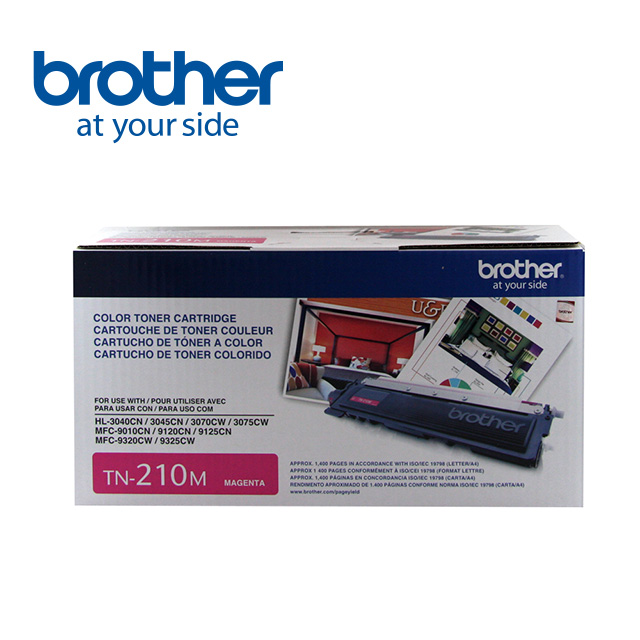 BROTHER 兄弟牌 TN-210M 紅色原廠碳粉匣