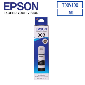 EPSON 愛普生 C13T00V100 原廠黑色填充墨水(2瓶)