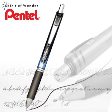 Pentel 飛龍 日本  0.5mm自動極速鋼珠筆-12支(黑/BLN-75)