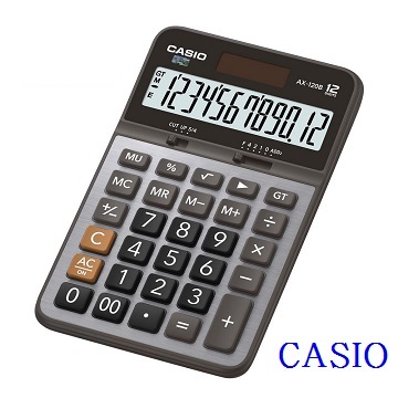 CASIO 卡西歐 12位數雙電源商用計算機/AX-120B