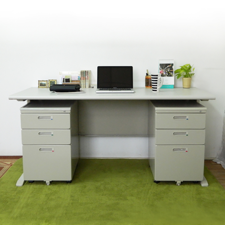 STYLEHOUSE 時尚屋 CD150灰色辦公桌櫃組Y700-9+Y702-19/DIY組裝