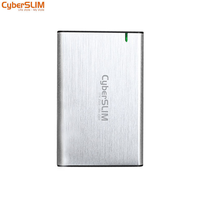 CyberSLIM 2.5吋 硬碟外接盒 SSD 2.5吋行動固態硬碟 銀 Type-c USB3.1 B25U31