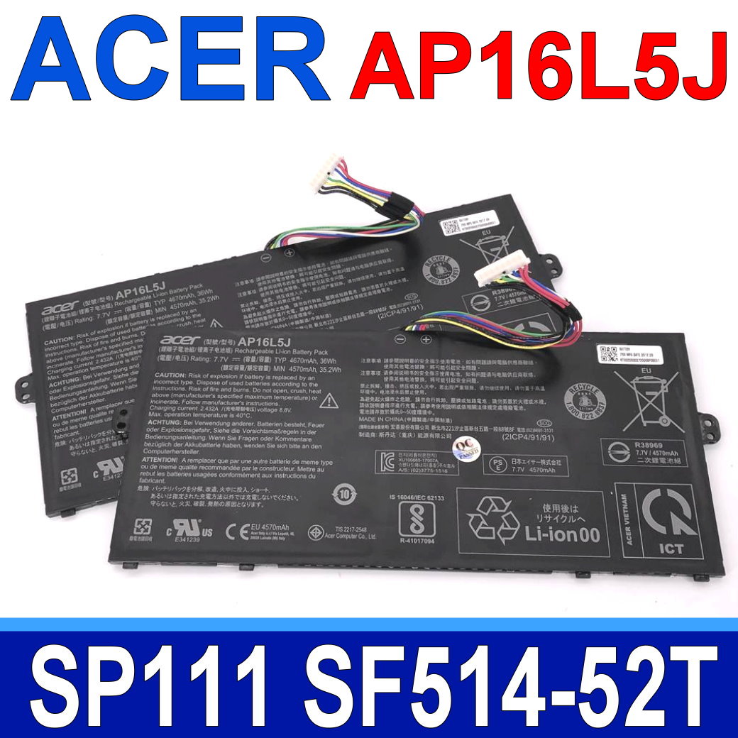 Amazon.com: AP16L5J Laptop Battery for Acer Aspire Swift 5