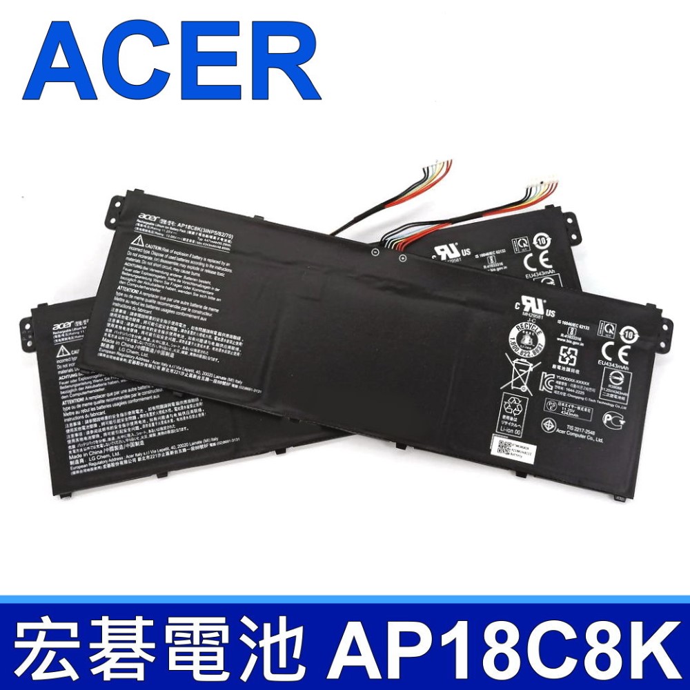 ACER 宏碁 AP18C8K 3芯 SF314 SF314-31 SF314-42 SF314-57g SF314-58 SF314-59 A514 A514-54 A515