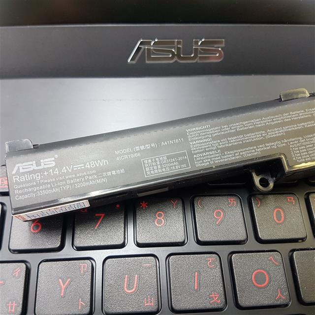 ASUS 華碩 A41N1611 電池 適用筆電型號  GL553 GL553VD GL553VW GL553V GL553VE