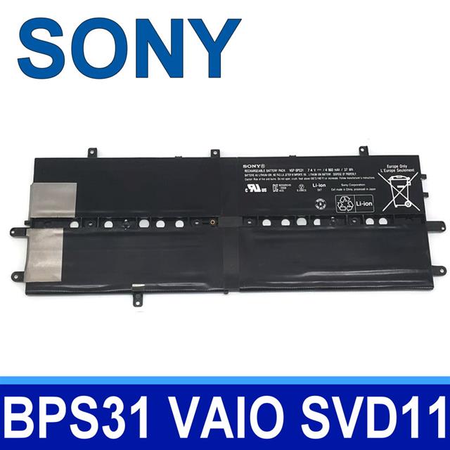 SONY 索尼 BPS31 4芯 電池  VAIO SVD11  Duo11