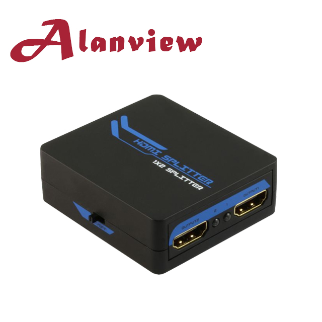 HDMI 一進二出分配器  完全支援FHD 1080P (AL1312)