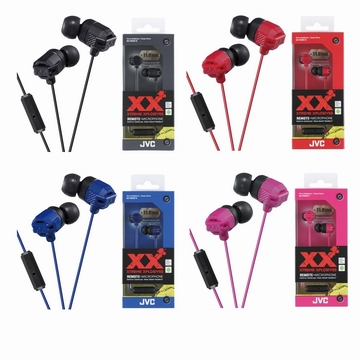 JVC 手機用XX重低音耳道式耳麥HA-FR202