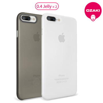 OZAKI iPhone 8+ 共用版 O!coat 0.4 Jelly 2 in 1 iPhone 7 Plus超薄保護殼2合1