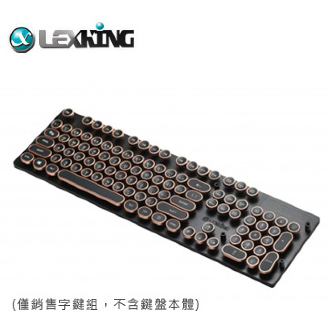 Lexking 雷斯特科技RF-7317(R) / USB / 2.4G無線/ 青軸機械式復古