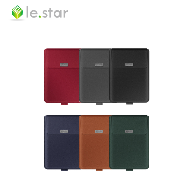 超薄防水可折疊3折支架筆電包/內膽包4件組-通用款 提手設計防脫落輕薄攜帶便利 防水耐磨內襯毛絨保護防刮傷 附固線帶/電源線袋/滑鼠收納袋