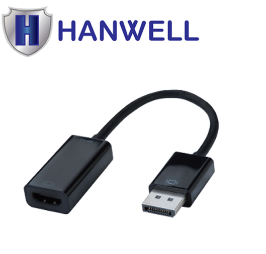 HANWELL 捍衛科技 DPHL4K DisplayPort 轉 HDMI 訊號轉換器 (4K2K)
