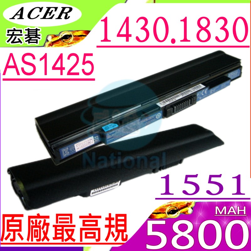 電池(原裝/63WH)-ASPIRE Timeline 1425,1430,1830,721,753,AO721,AO753,AS1830T-3721,AS1830T-3927,830tz-u544g,EC19C-N52C/B,EC19-N52,EC19C07u,BTP00.130,AK.006BT.073.(六芯超長效)