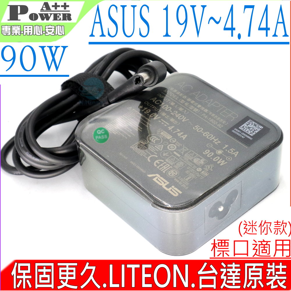 90W 19V 4.74A充電器 U24 U30 U32 U84 UL50 UL30 UL80 X55 X58 X59 P31 P41 R510 R300 Q500 P450 P550