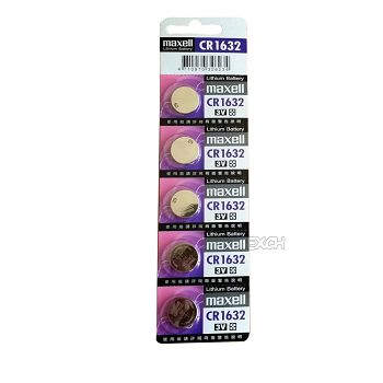 Maxell 日本品牌水銀電池  CR1632 鈕扣型水銀電池(二卡10入)（其他規格）