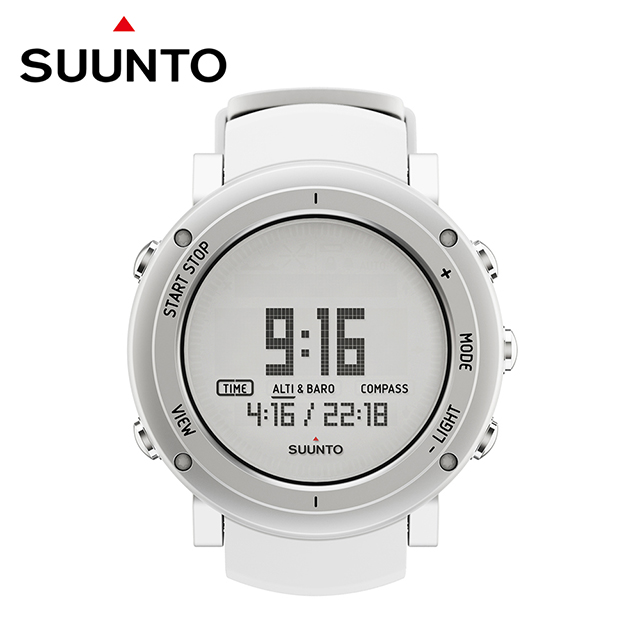 SUUNTO Core Alu Pure White 時尚設計與戶外功能運動錶【純白