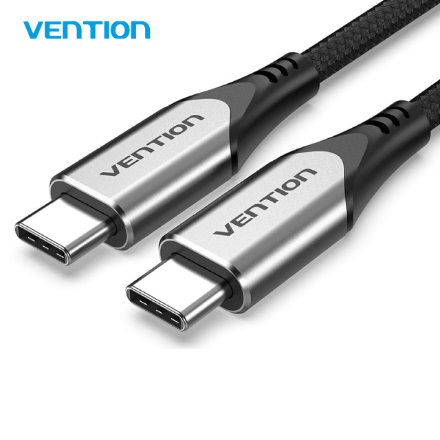 VENTION 威迅 TAA系列 Type-C 3.1 公對公 PD 極速充電傳輸線 1.5M 5Gbps高效傳輸 3A閃電快充滿電更省時 4K超高清傳輸畫質更清晰