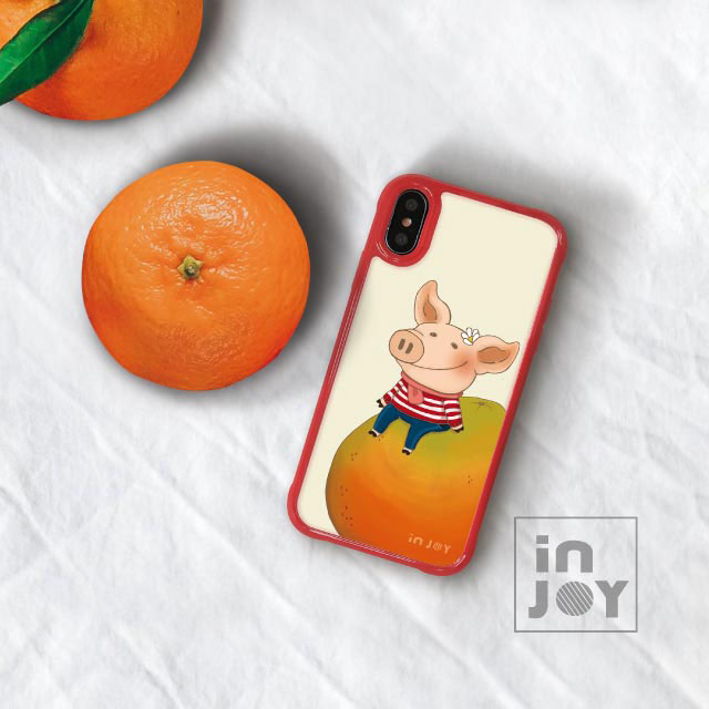 INJOY mall iPhone 7 / 8 小P大吉大利 耐撞擊邊框手機殼