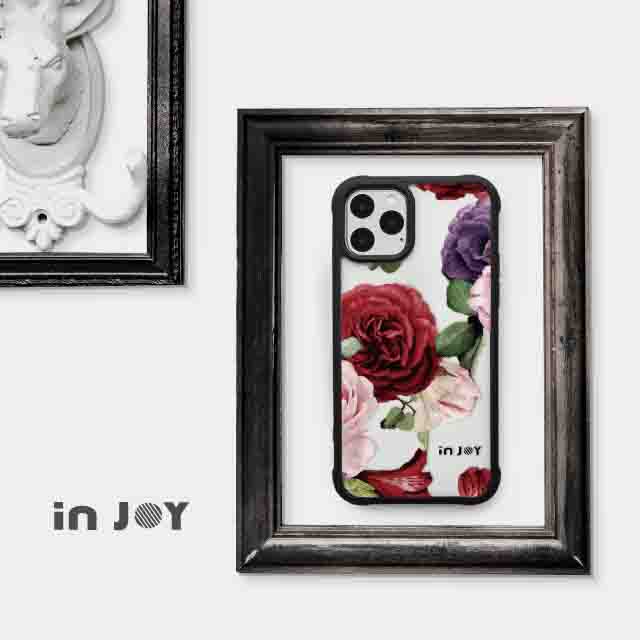 INJOY mall iPhone 7 / 8 質感玫瑰耐撞擊磨砂邊框手機殼