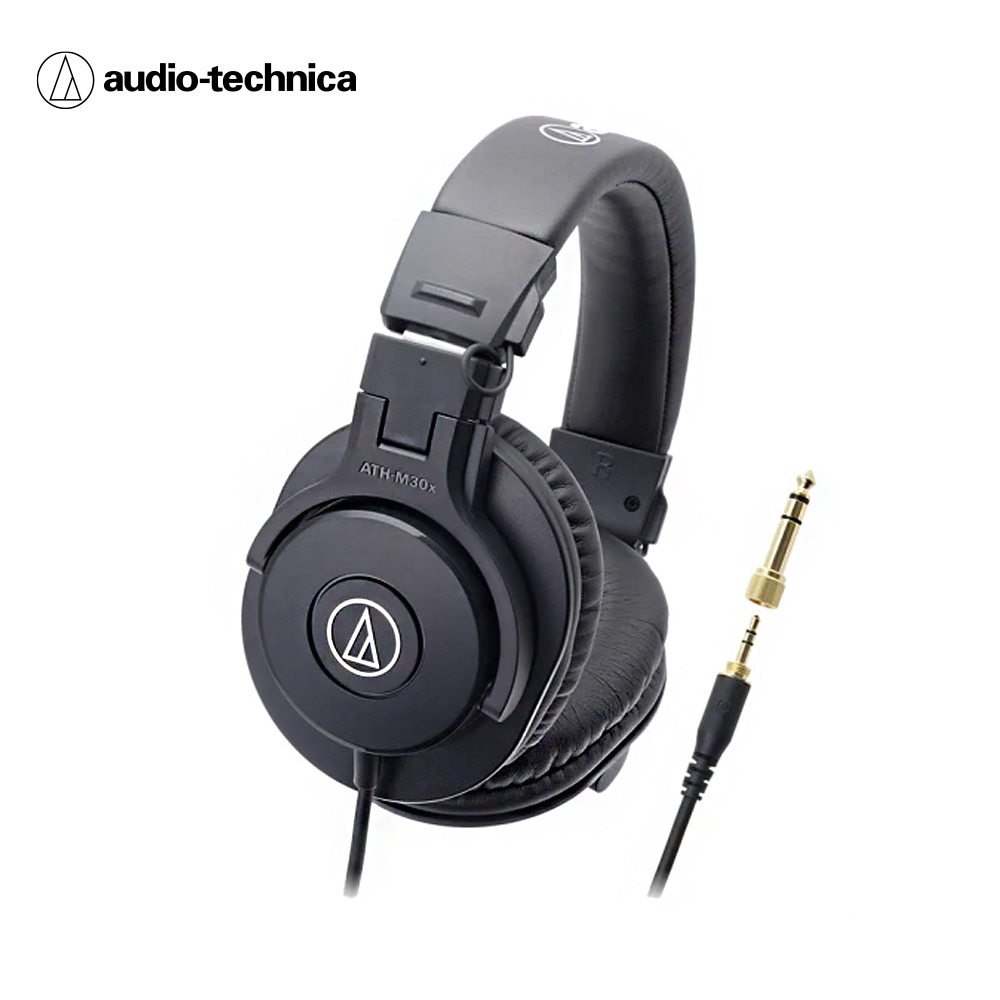 【 未使用品 】Audio-Technica ATH-M40X audio-technica 鐵三角ATH-M40x 高音質錄音室用專業型監聽耳機耳罩式