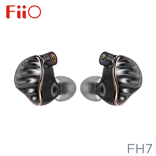FiiO FH7 一圈四鐵五單元MMCX可換線耳機(黑色)