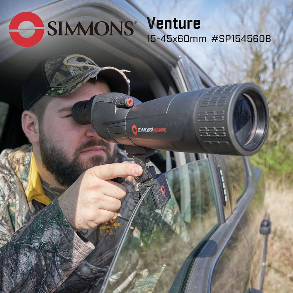 Simmons 西蒙斯 15-45x60mm 防水賞鳥型單筒望遠鏡 Venture 冒險系列 SP154560B