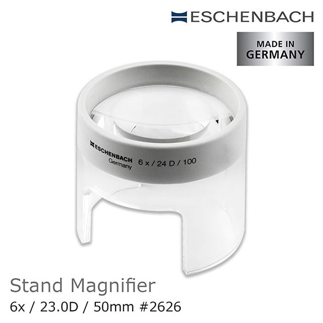 Eschenbach 宜視寶 6x/23D/50mm 德國製立式杯型非球面放大鏡 2626