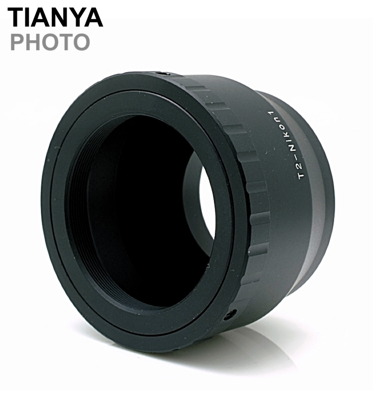 Tianya 天涯 望遠鏡轉接環Nikon鏡頭轉接環(T鏡頭轉接Nikon 1-Mount相機)適V3 V2 V1 J5 J4 J2 J1 T2轉Nikon-1 T轉Nikon-1接環 T-Mount接尼康One相機 T2轉One轉接環