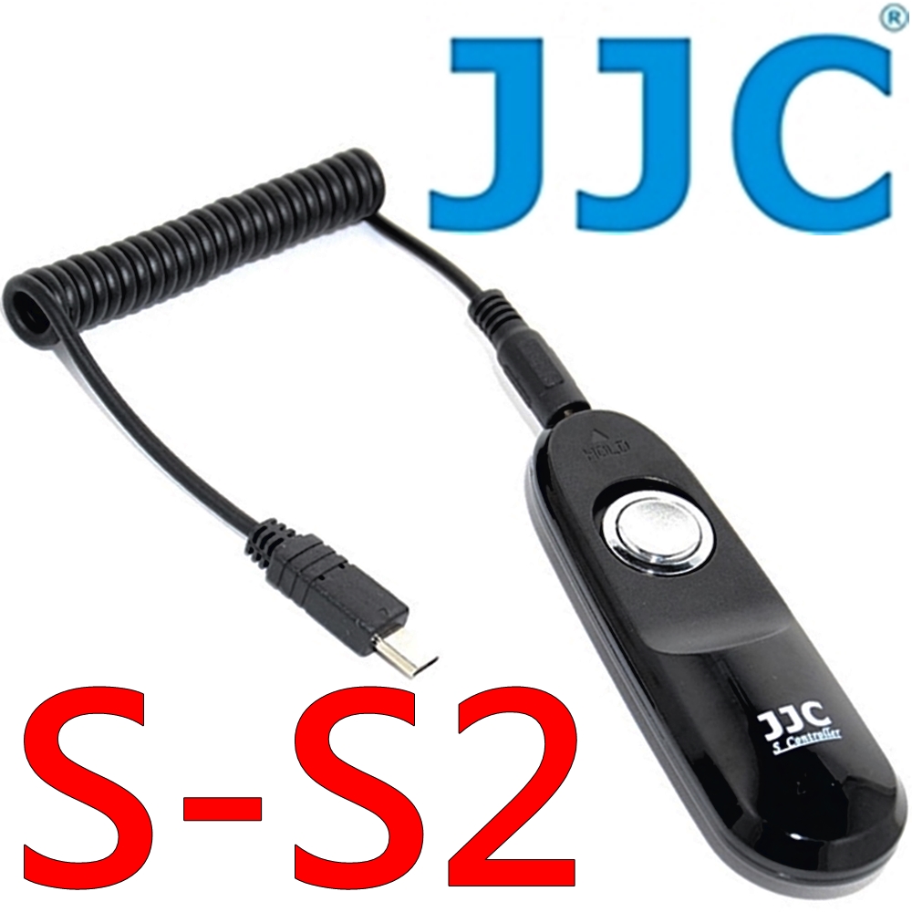 JJC 副廠快門線S-S2(可換線,相容索尼Sony原廠RM-VPR1快門線的拍照功能)適FX30 a1 a7 a7 a7r a7s II III IV a9 a6600 a6500