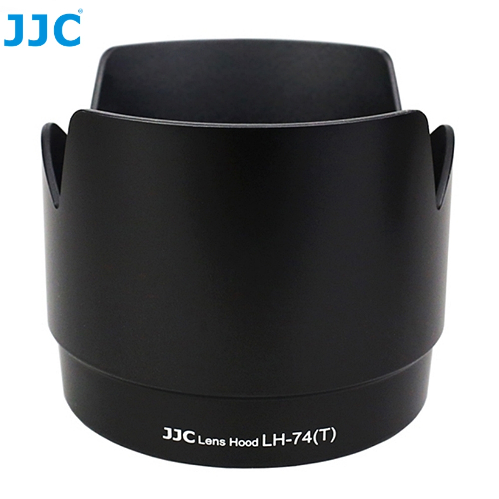 JJC Canon副廠遮光罩LH-74(T)BLACK黑色/花瓣相容佳能原廠ET-74遮光罩適EF 70-200mm F4L IS USM f/4L小白白