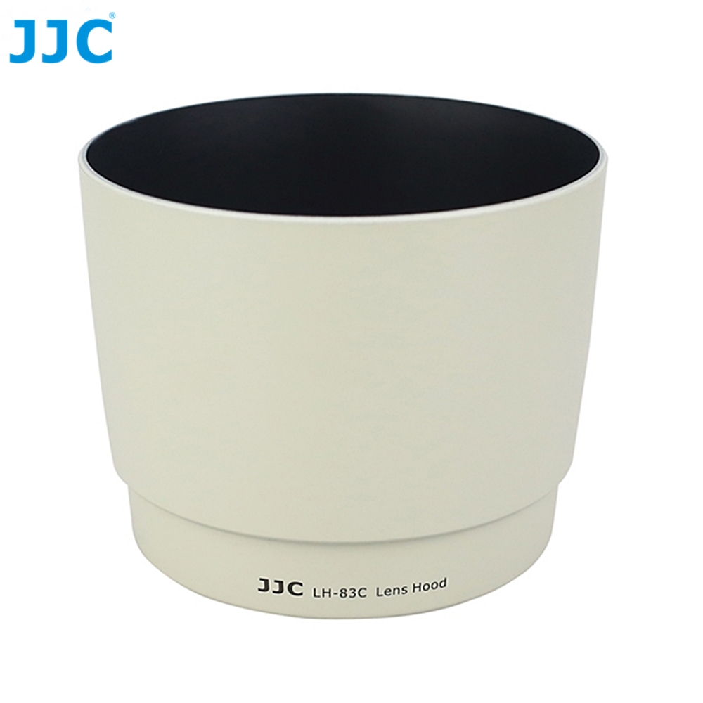 JJC 副廠Canon遮光罩LH-83C(W)白色White相容佳能原廠ET-83C遮光罩適EF大白100-400mm f/4.5-5.6L IS USM大黑
