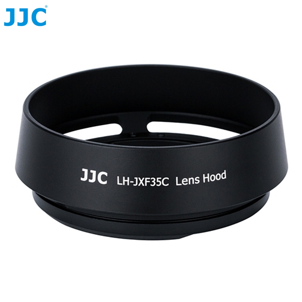 JJC 副廠Fujifilm遮光罩LH-JXF35C黑色(相容富士原廠LH-XF35II遮光罩)適XF 23mm XF XC 35mm F2 R WR太陽罩