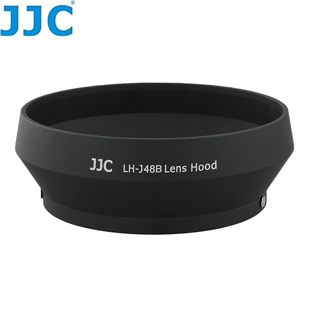 JJC 副廠遮光罩LH-48B BLACK(金屬製,暗黑啞紋消光紋)適MZD 17mm 1:1.8 ED F1.8 M.ZD太陽罩lens hood