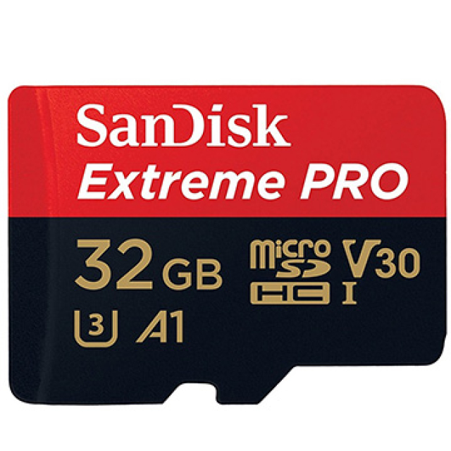 SanDisk 晟碟 32GB【Extreme PRO 100MB/s】microSDHC Extreme PRO U3 4K 記憶卡